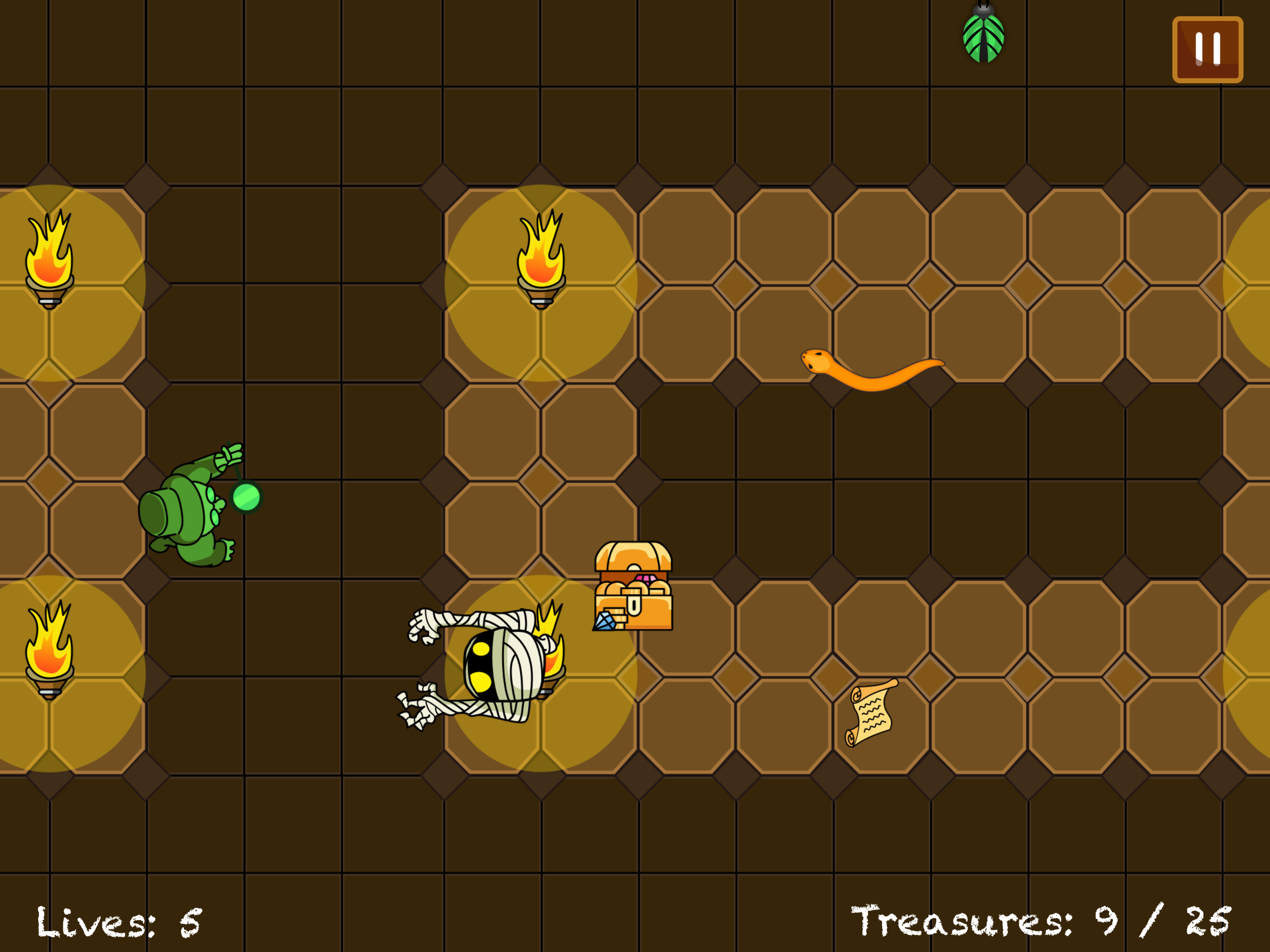 Crazy Pyramid: Treasure Hunt