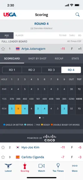Game screenshot 2022 US Women’s Open Golf apk