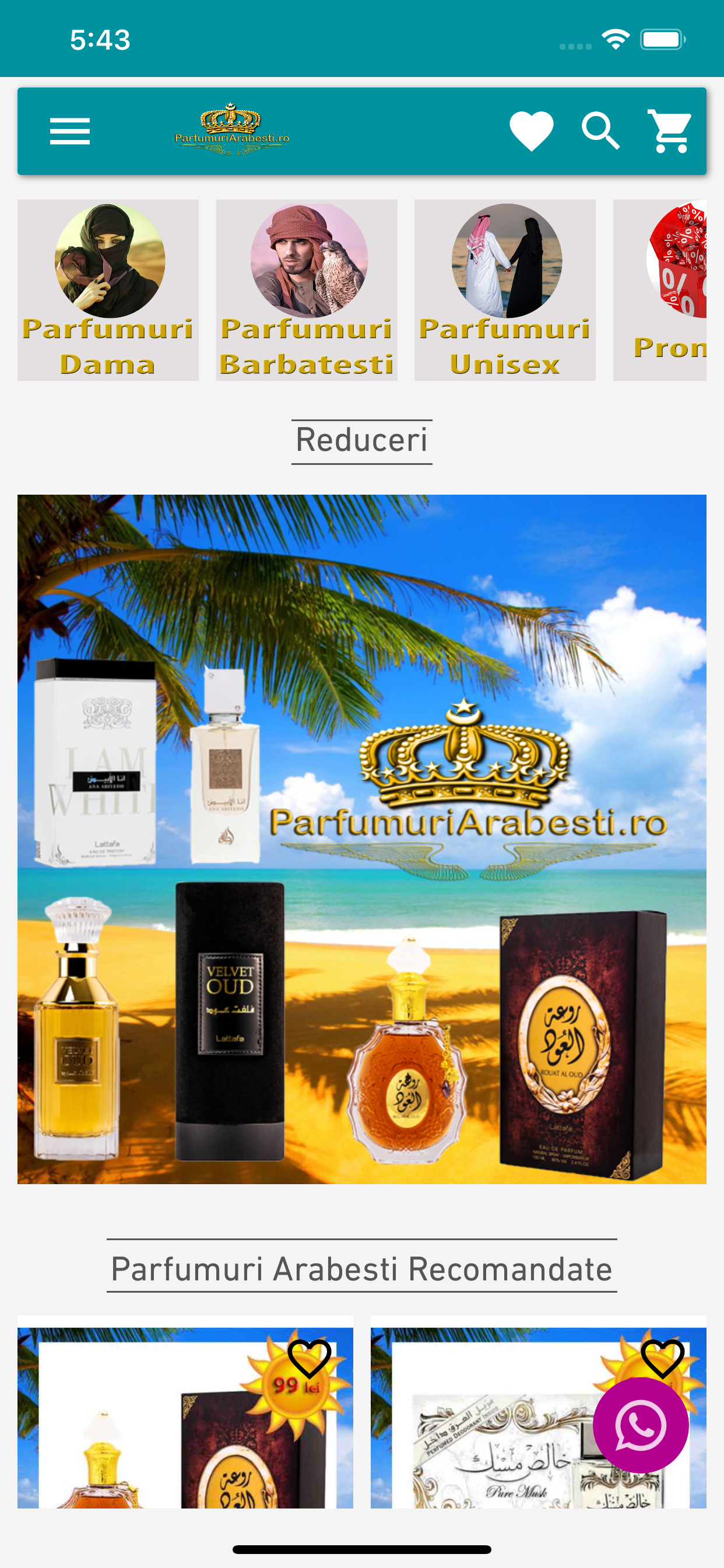 ParfumuriArabesti.ro screenshot 2