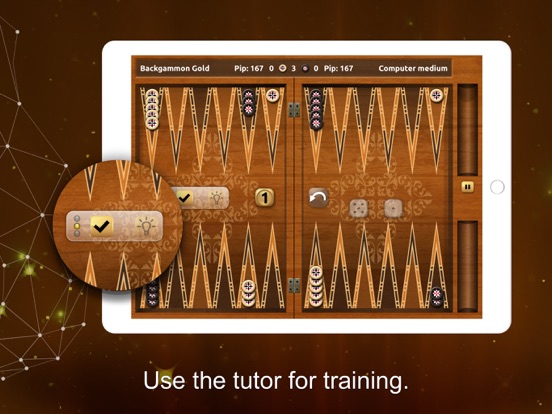 Backgammon Gold PREMIUM iPad app afbeelding 3