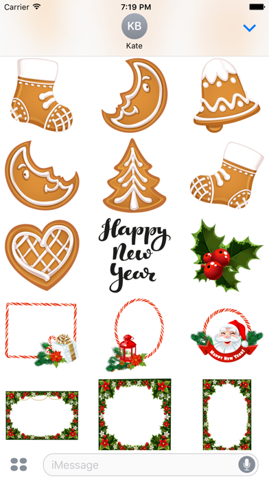 Beautiful Christmas Stickers Screenshot