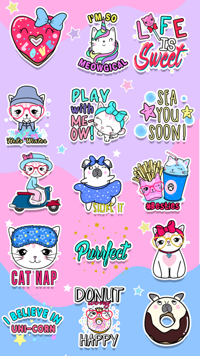 Screenshot #3 pour Meowgical: Animated Stickers