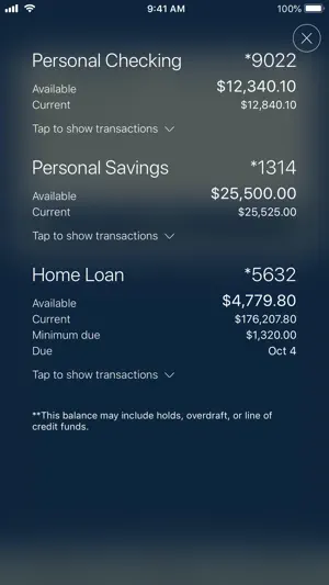 Wright-Patt CU Mobile Banking screenshot 1