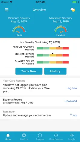 Game screenshot EczemaLess, an AI Eczema Guide apk