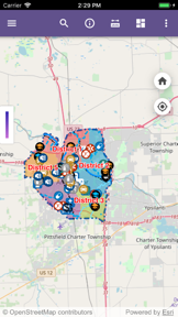 City Map - Ann Arbor screenshot