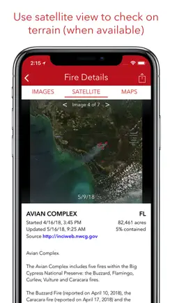 Fire Finder - Wildfire Info iPhone image 4