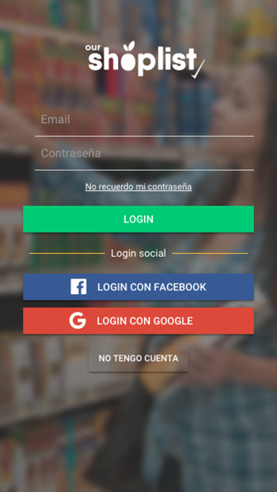 Screenshot #1 pour Nuestra Lista de la compra