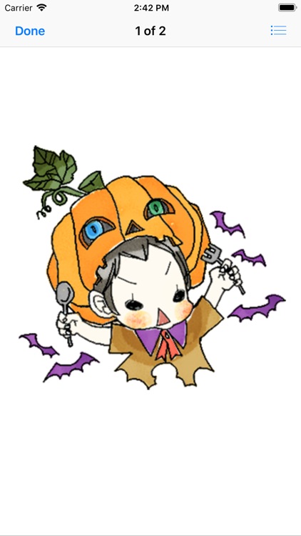 スーパーねねにゃん ハロウィンステッカー