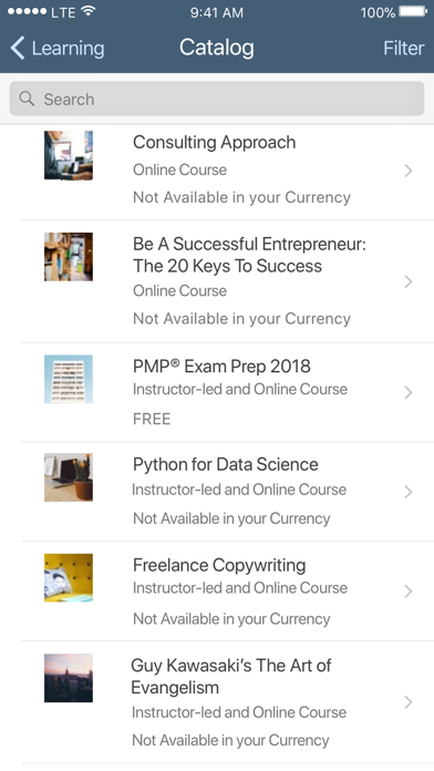 Learning by SuccessFactors Screenshot