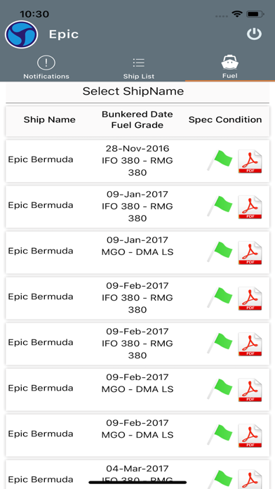 App screenshot
