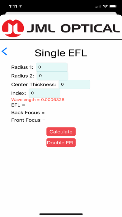 Screenshot #2 pour JML Optical Calculator
