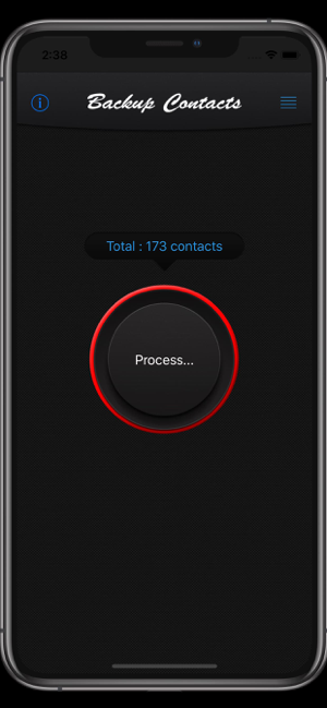 ‎Backup Contacts ! Screenshot