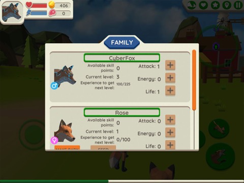 Fox Family - Animal Simulatorのおすすめ画像6