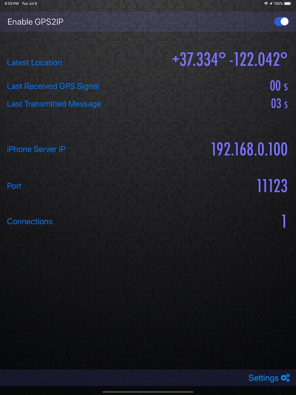 iPad screenshot