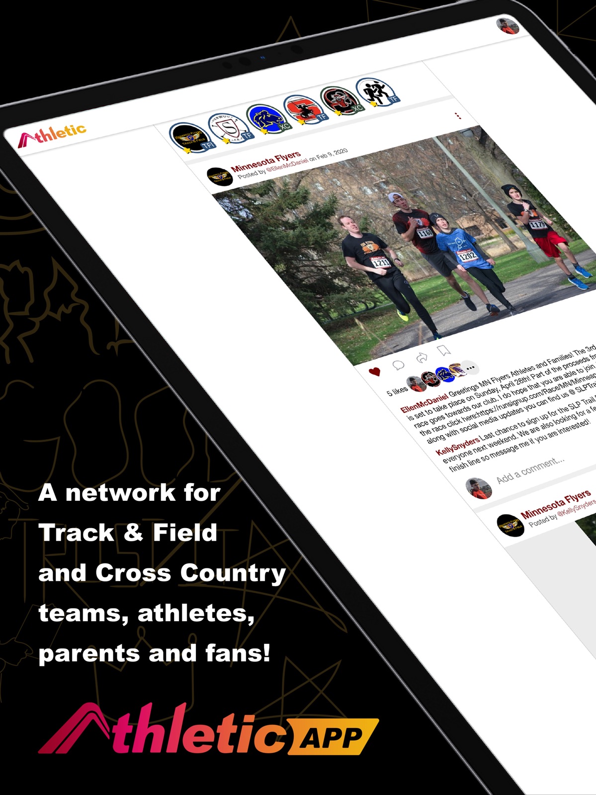 Athletic.APP ipad screenshot 1