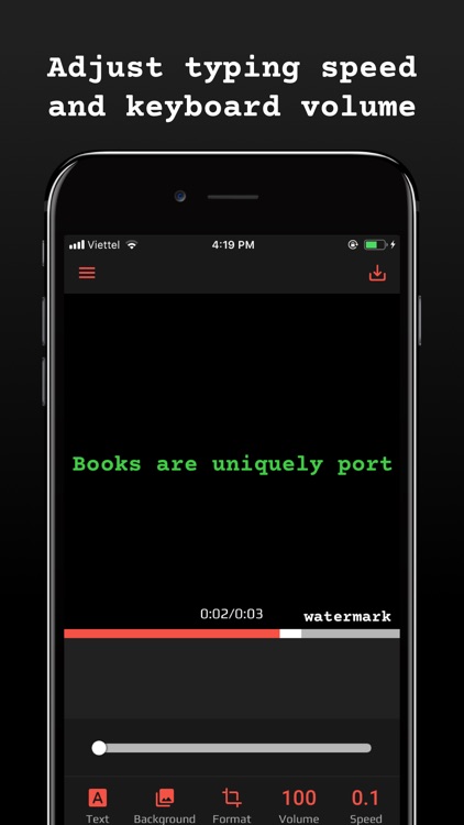 Typewriter+ Typing Video Maker