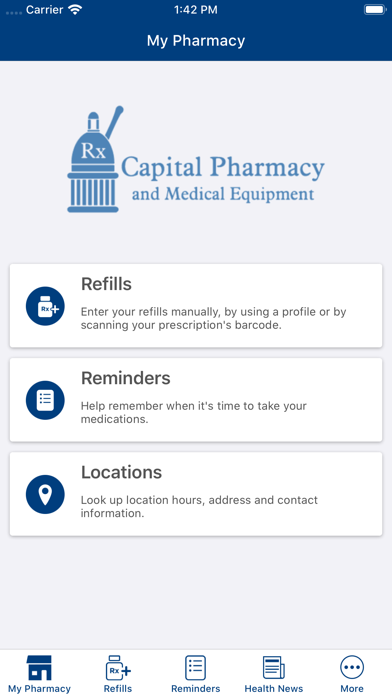 Screenshot #1 pour Capital Pharmacy & Medical