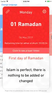 imsakyet ramadan 2021 iphone screenshot 4