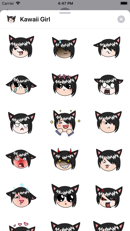 Kawaii Girls Sticker Pack