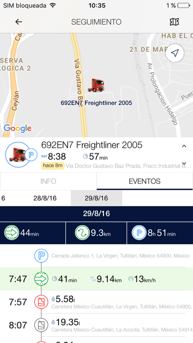 Telematics Skyguardian Screenshot