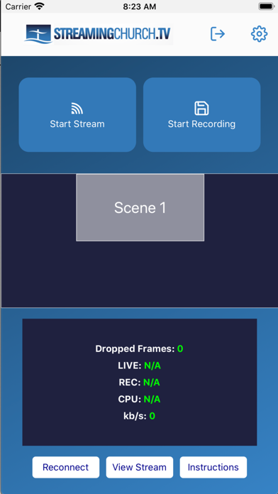 Screenshot #1 pour Streaming Church Remote