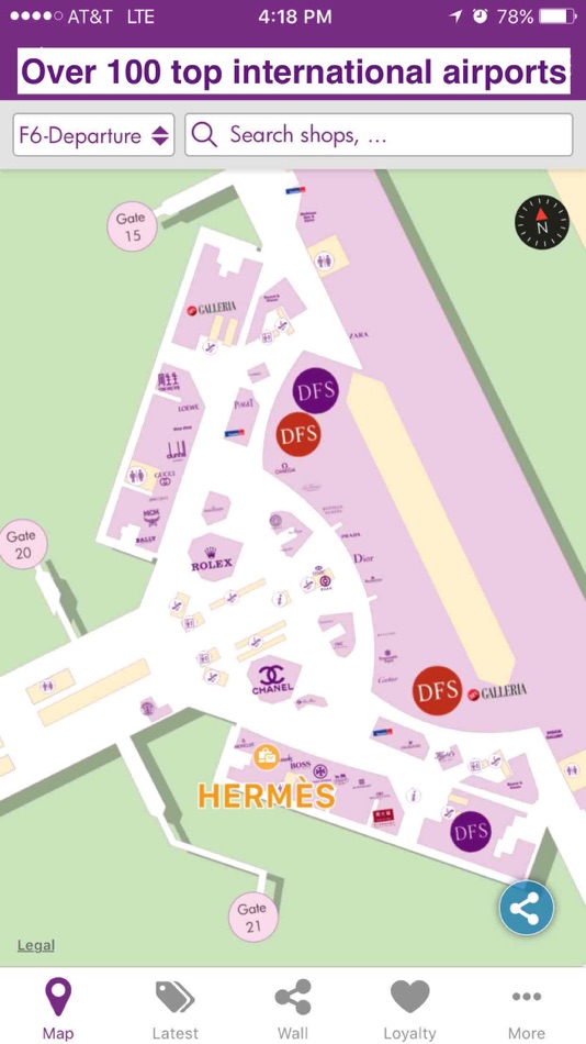 #2. InMapz indoor navigation maps (iOS) By: WHERE.PLACE INC.