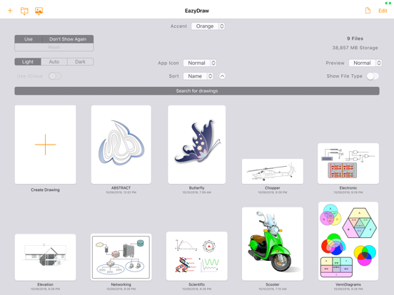 EazyDraw iPad screenshot 2 - Productivity app