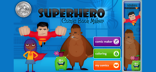 ‎Superhero Comic Book Maker Screenshot