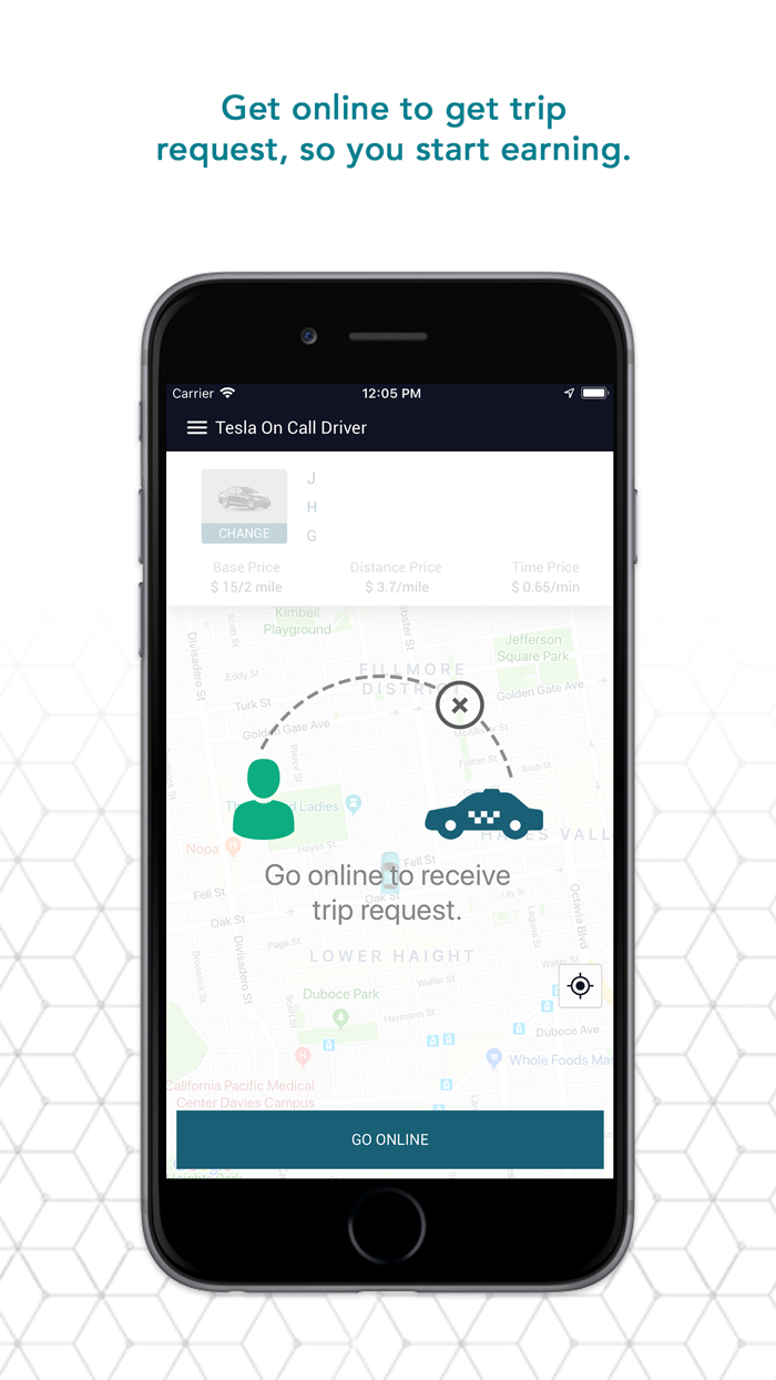 Tesla on Call Driver