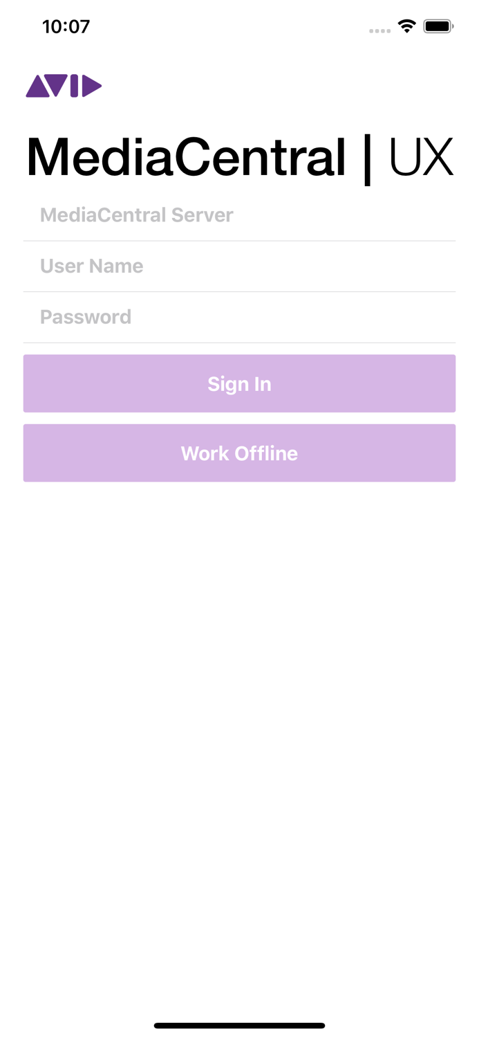 Avid MediaCentral  UX