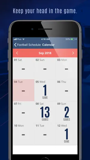 Football Schedule & Scores 25 screenshot 4