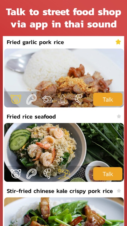 Talk Thai via app - Thai Food