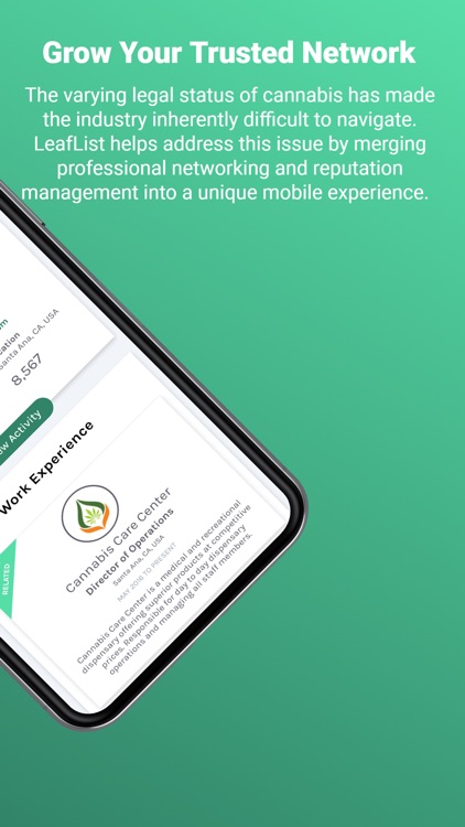 LeafList: Reputation Network