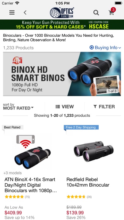 OpticsPlanet.com screenshot-3