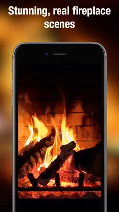 Fireplace Live HD - Real Fire iPhone image 2