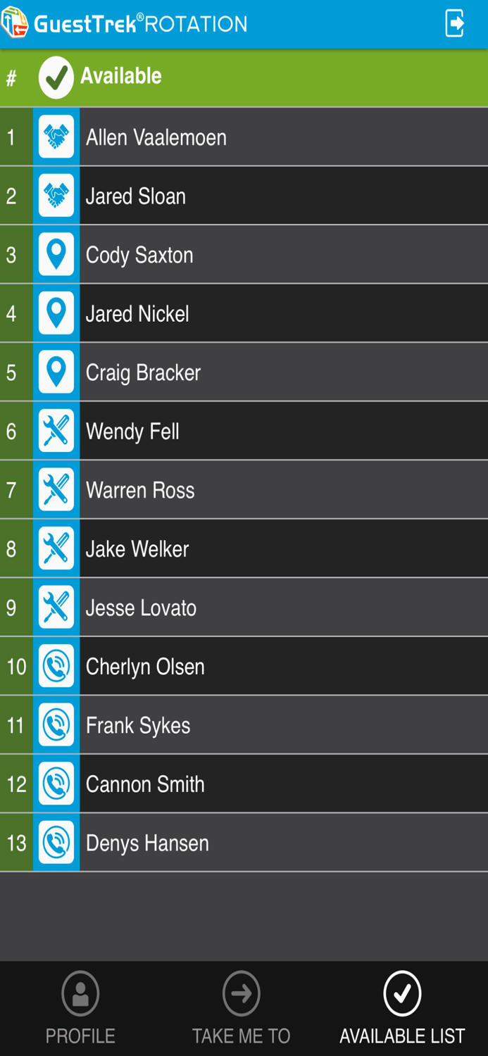 GuestTrek® Rotation