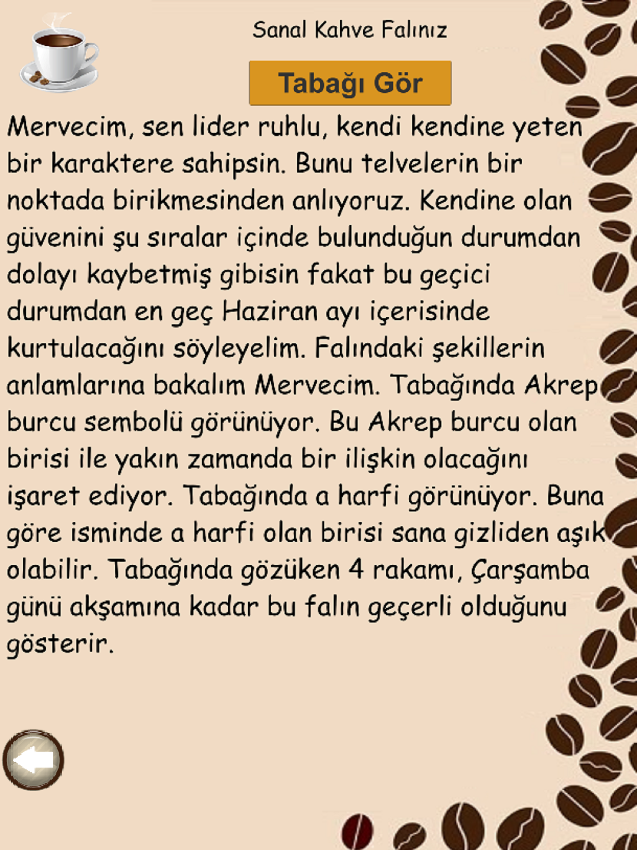 Sanal Kahve Falı