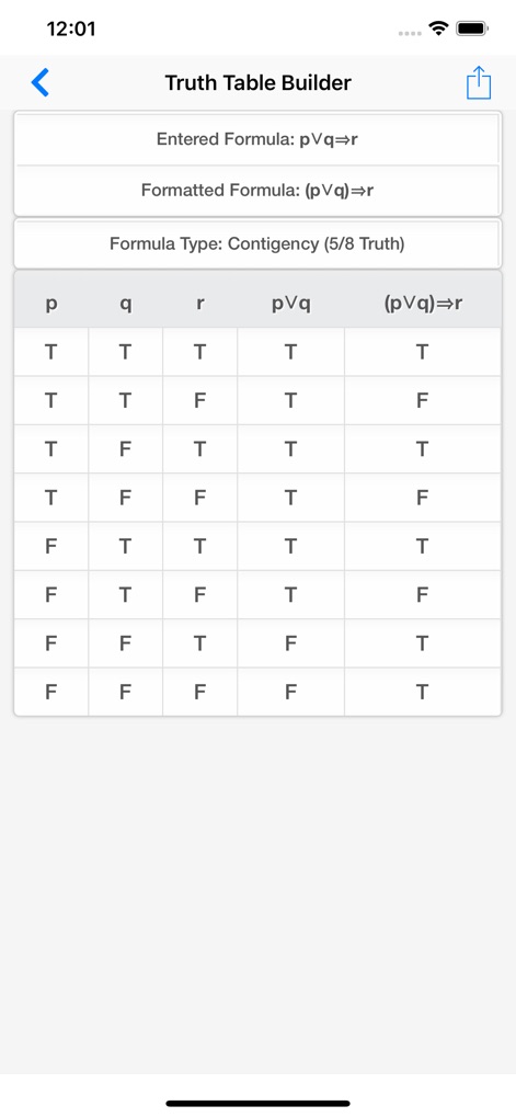 Truth Table Builder - Education App | MWM