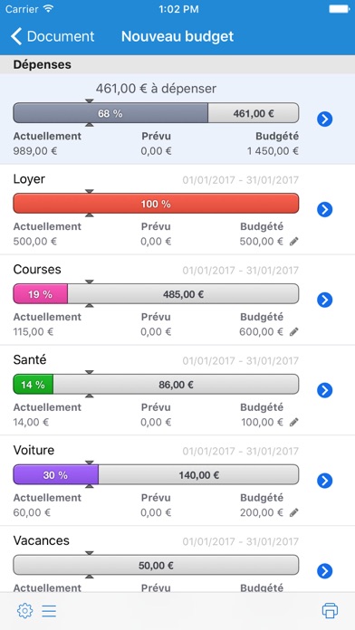 Screenshot #3 pour iCompta 6 Lite