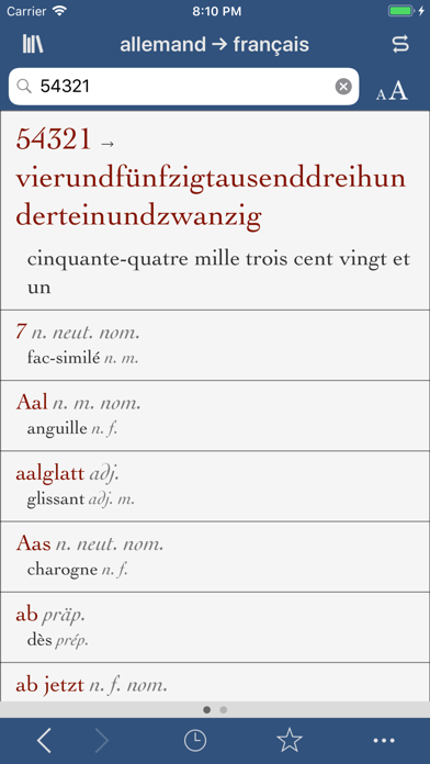 Screenshot #3 pour Ultralingua français-allemand