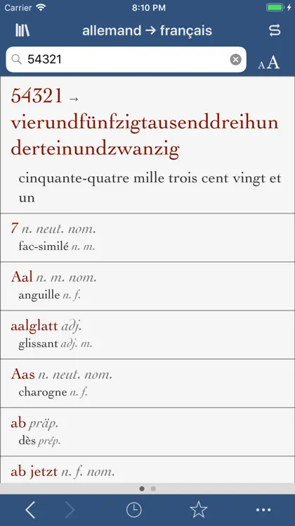 Screenshot 3 di 3 di Ultra Französisch-Deutsch
