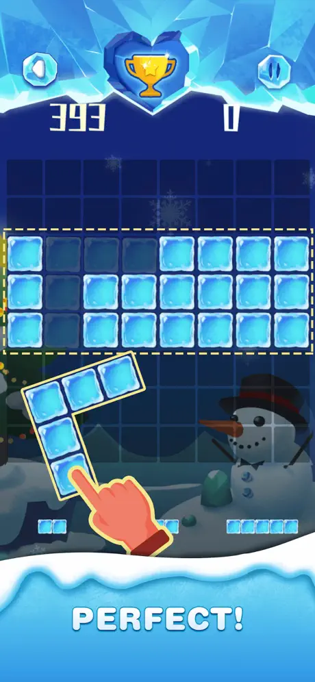 Ice World - Fill Up Cube Blast