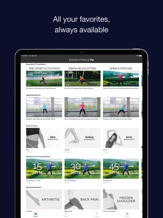 Essentrics Workout on the App Store