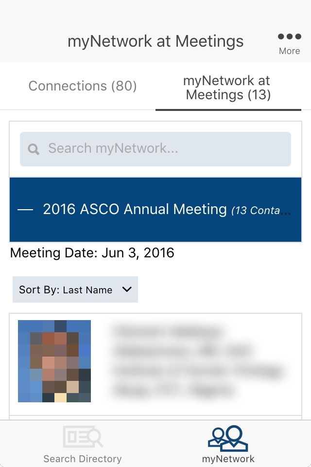 ASCO Membership Directory screenshot 2