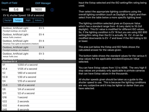 Exposure Calculatorのおすすめ画像2