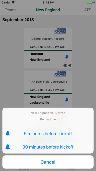 Pro Football Schedule & Scoresのおすすめ画像2