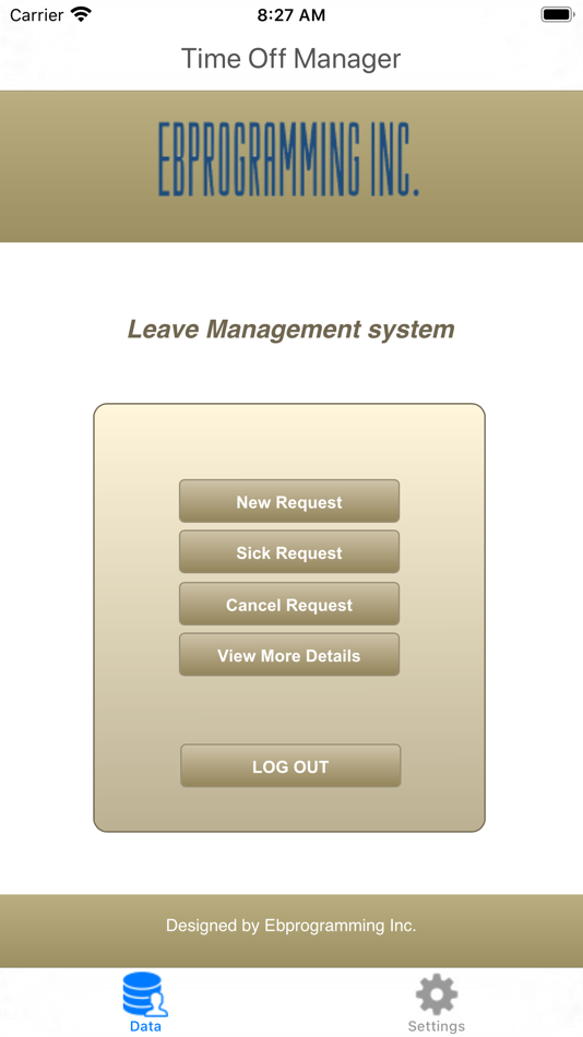#6. Time Off Manager (iOS) 由: Ebprogramming Inc.