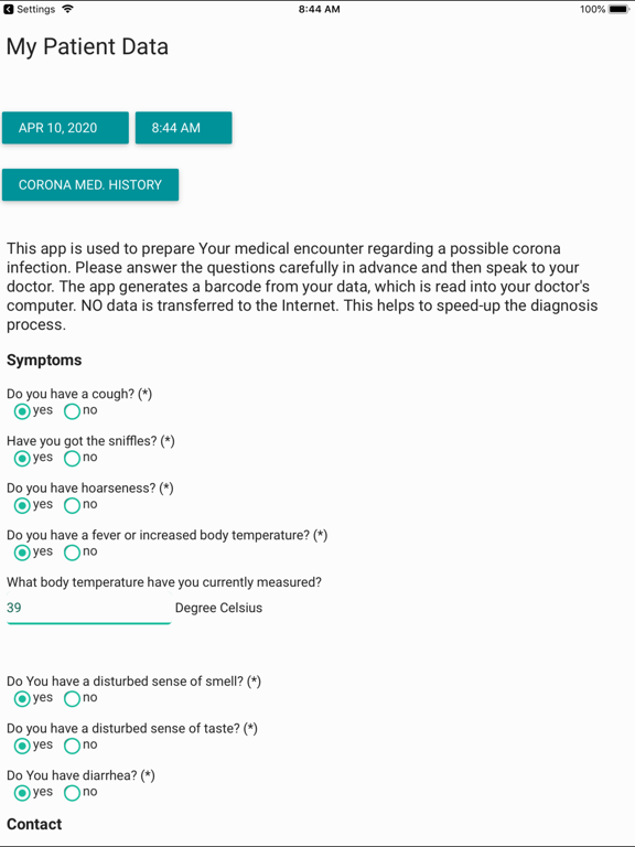 Screenshot #4 pour My Patient Data