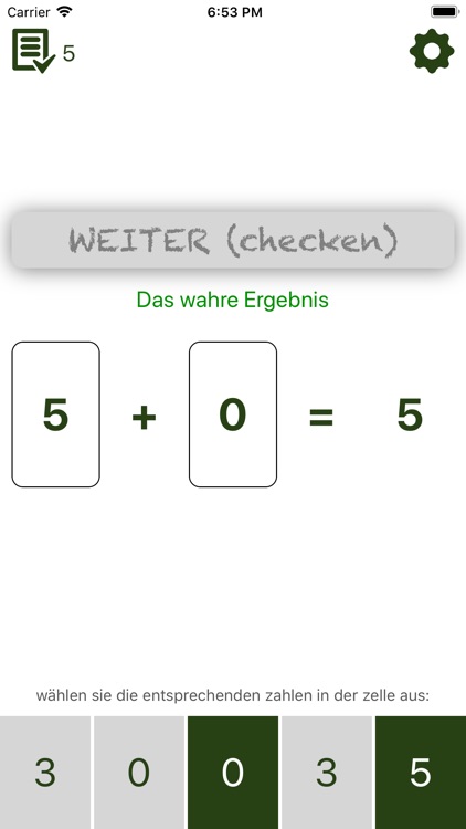 Learning maths by cards