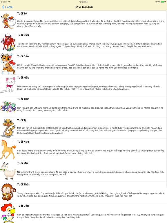 Screenshot #6 pour Tử Vi 2017 - Đông Tây